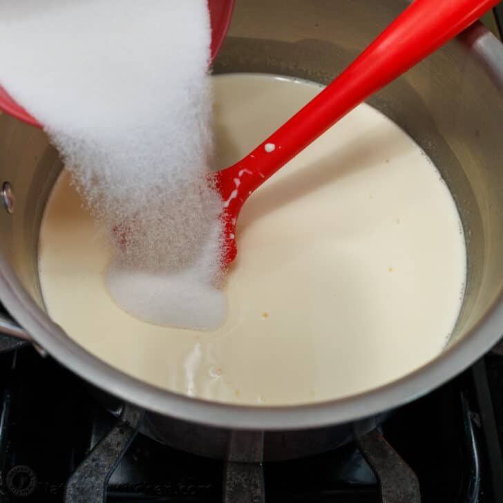 Panna Cotta is a quick and easy Italian dessert. The fresh berry sauce gives every creamy spoonful the perfect balance of sweet and tangy. Adding sugar to the gelatin and cream mixture