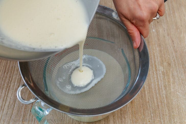 Panna Cotta is a quick and easy Italian dessert. The fresh berry sauce gives every creamy spoonful the perfect balance of sweet and tangy. Pouring the mixture through a fine strainer, into a glass bowl with pouring lip, to remove any lumps