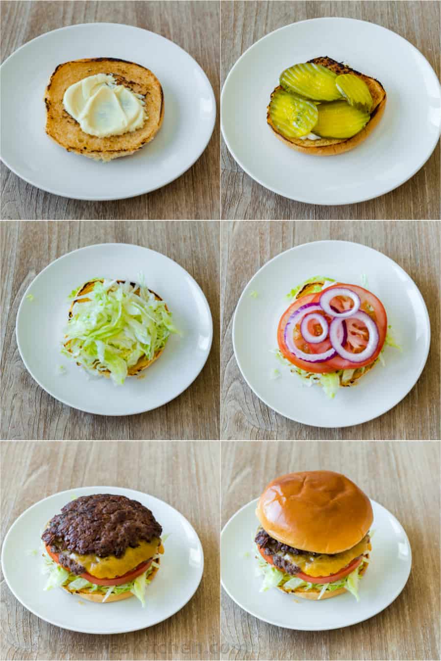 A restaurant-style Smash Burger is one of the tastiest ways to cook a burger. You’ll love the double patty with melted cheese in between. Step by step assembling a smash burger.